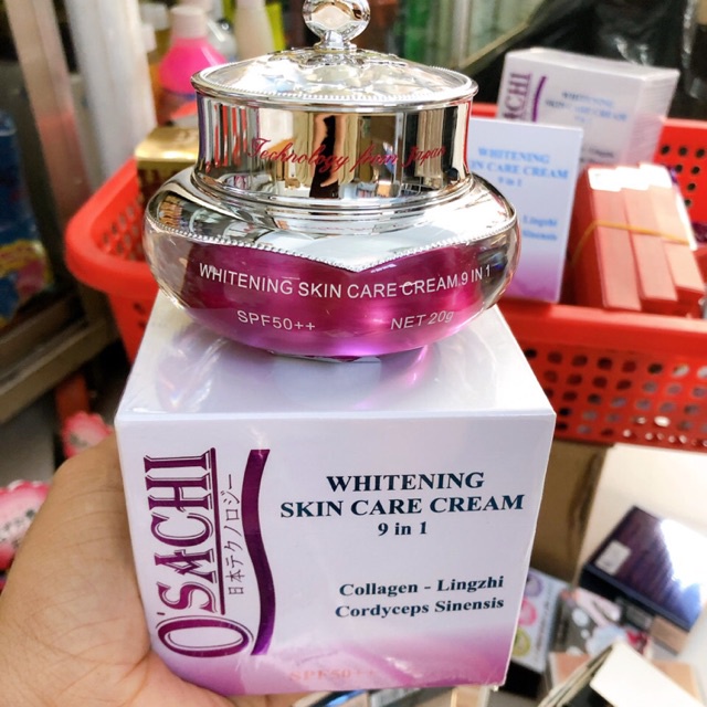 KEM OSACHI TÍM 9 IN 1 - O'SACHI WHITENIG SKIN CARE CREAM - MỜ THÂM NÁM - CHỐNG LÃO HOÁ DA - 20G