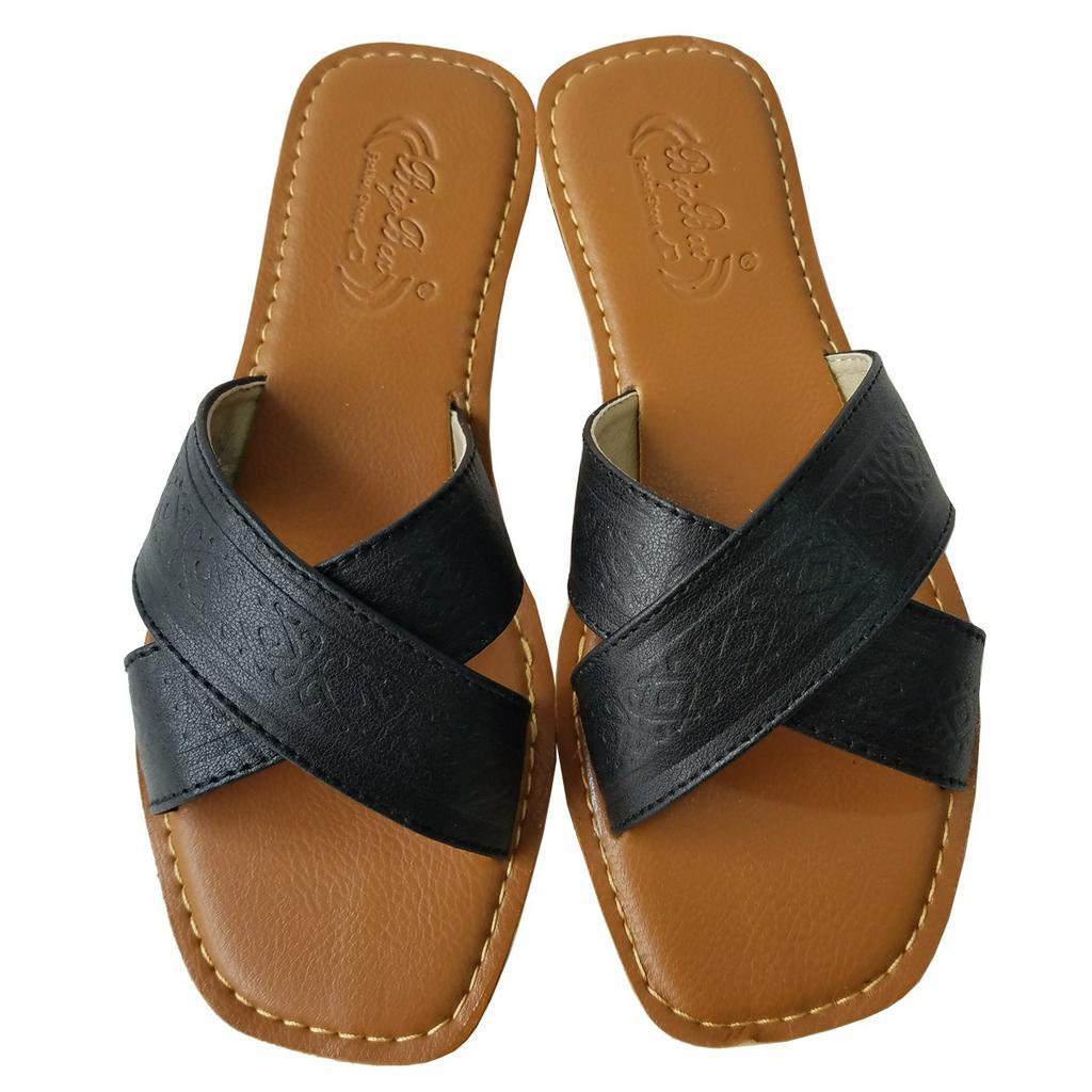 Dép Nữ Da Bò Thật BIGBEN Cao Cấp DNN48