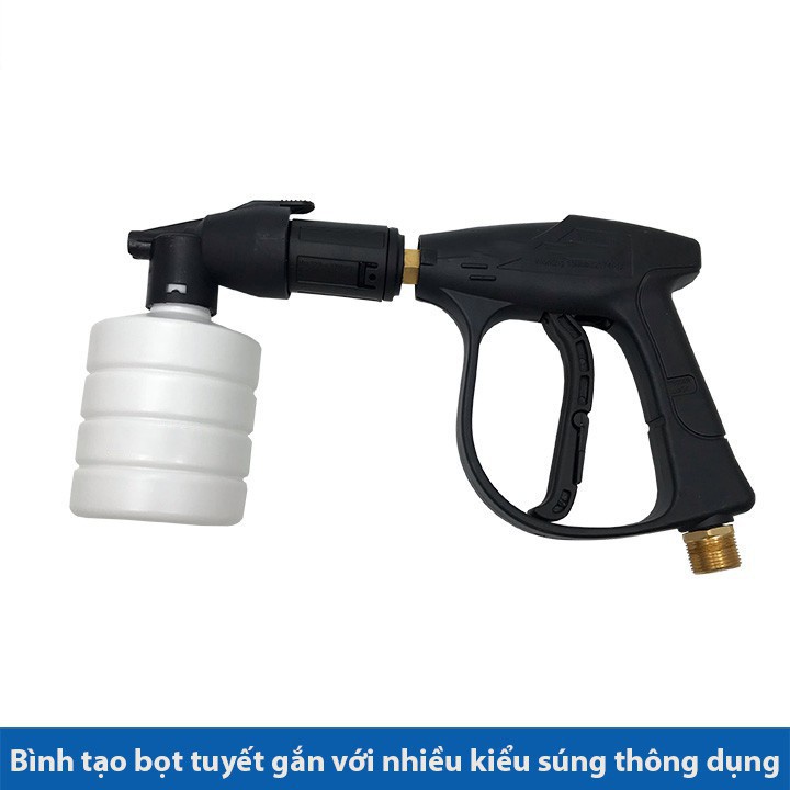 Bình đựng Xà Phòng Phun Bọt Tuyết Cho Máy Rửa Xe, Máy Xịt Rửa Cao Áp - Dung Tích 0,3L
