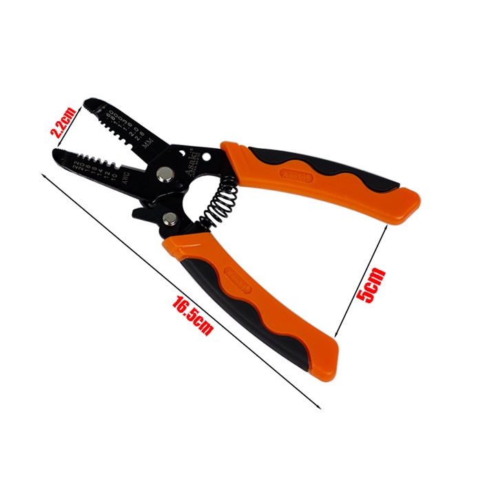Kìm tuốt dây điện tự động, đa năng; Cắt cáp điện, bấm cos Asaki AK-0339 và 9100, kako store