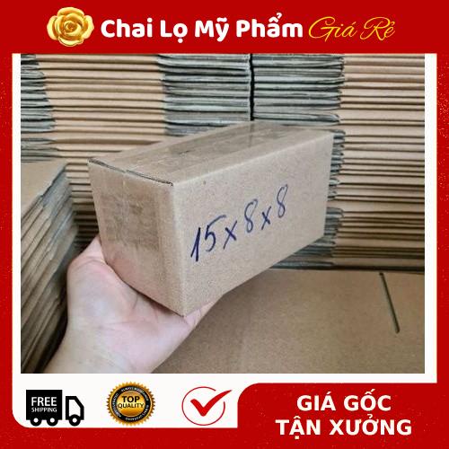 Hộp Carton Giá Rẻ ❤ RẺ VÔ ĐỊCH ❤ [15x8x8] Thùng Hộp Carton Đóng Gói Hàng , phụ kiện du lịch