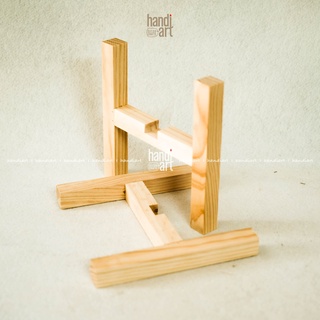 Đôn để chậu cây, đôn gỗ lắp ghép bằng gỗ