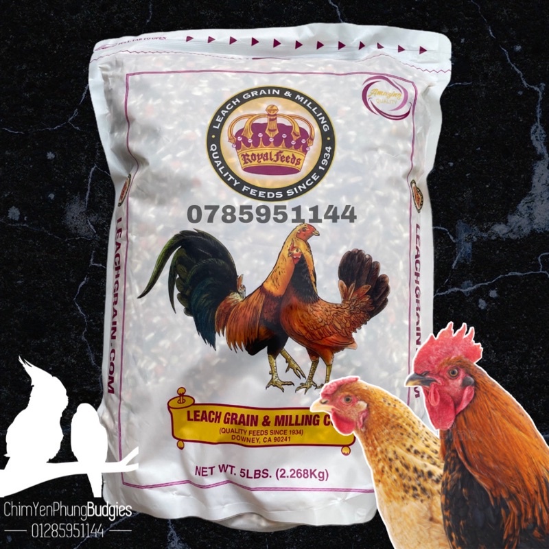 Ngũ cốc gà đá Royal Feeds (nguyên bao 2.268kg) xuất xứ: Mỹ 🇺🇸🇺🇸🇺🇸.