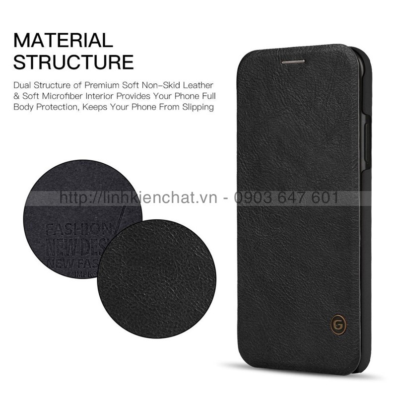 Bao da Galaxy S9 Plus G965 hiệu G-Case Leather Business