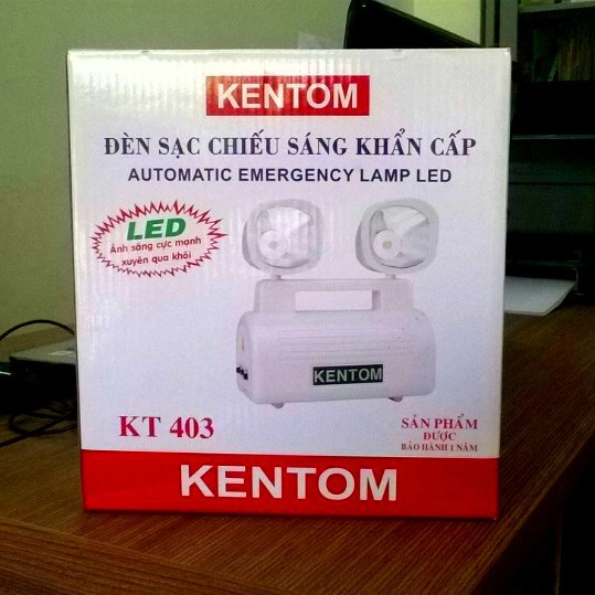 Đèn Sạc Khẩn Cấp Kentom KT403 Hàng chính Hãng