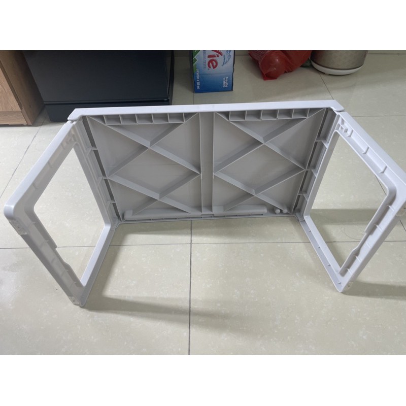 Bàn gấp gọn ⚡️FREESHIP⚡️ có khe cắm ipad- bàn học mini mẫu mới 2021 | BigBuy360 - bigbuy360.vn