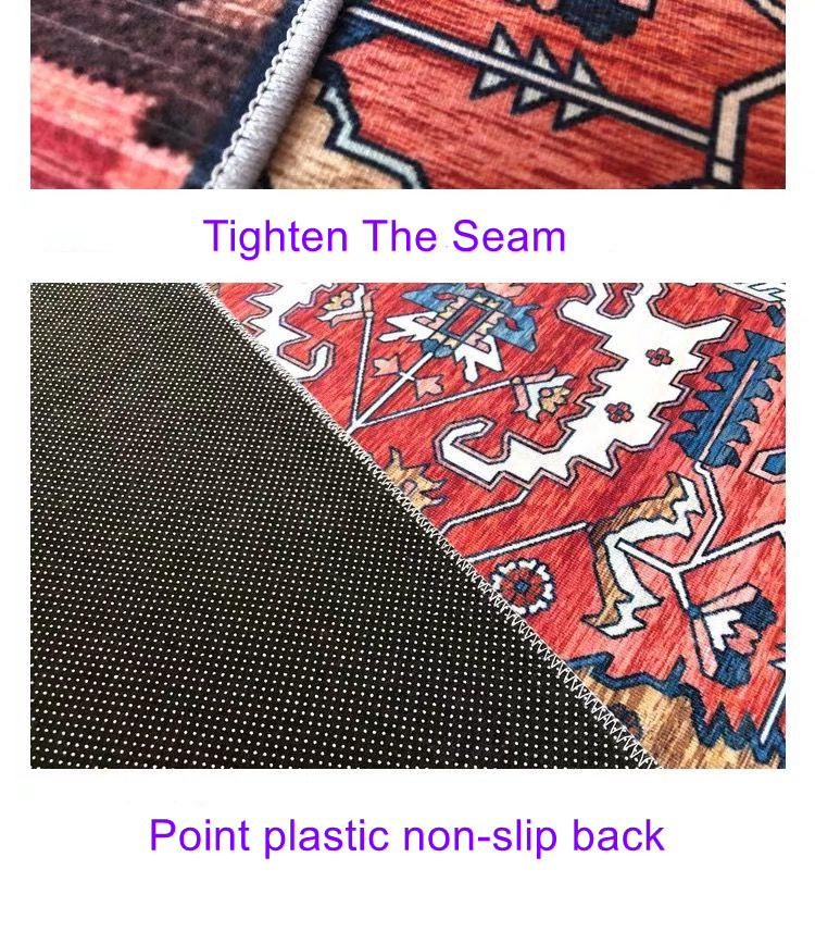 Thảm Trải Sàn Phong Cách Retro Cá Tính Độc Đáo