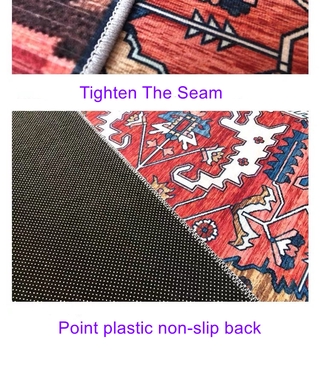 Thảm Chải Sàn Thảm Trải Sàn Phong Cách Retro Cá Tính Độc Đáo thảm vintage thảm phòng thờ tấm thảm trải sàn