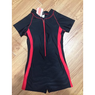 Đồ bơi bikini liền thân tay ngắn cá tính_75