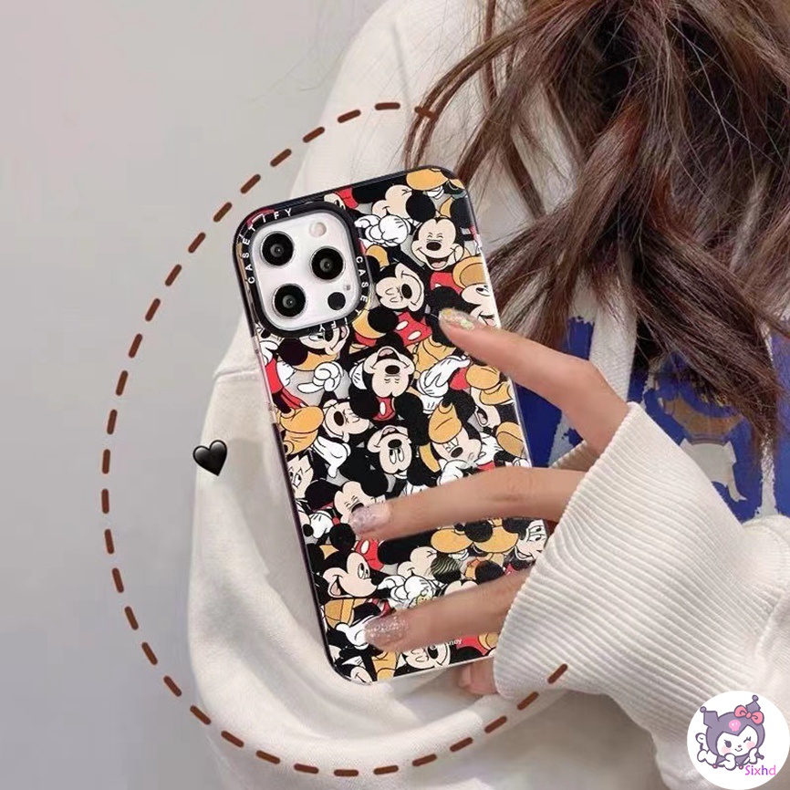 Ốp Điện Thoại Trong Suốt In Hình Chuột Mickey / Minnie Xinh Xắn Cho Iphone 12 11 Pro Max Xs Max Xr 6s 8 7 Plus