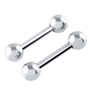 KHUYÊN TAI 2 ĐẦU BI CƠ BẢN XỎ TAI/ KHUYÊN TAI THÉP Y TẾ