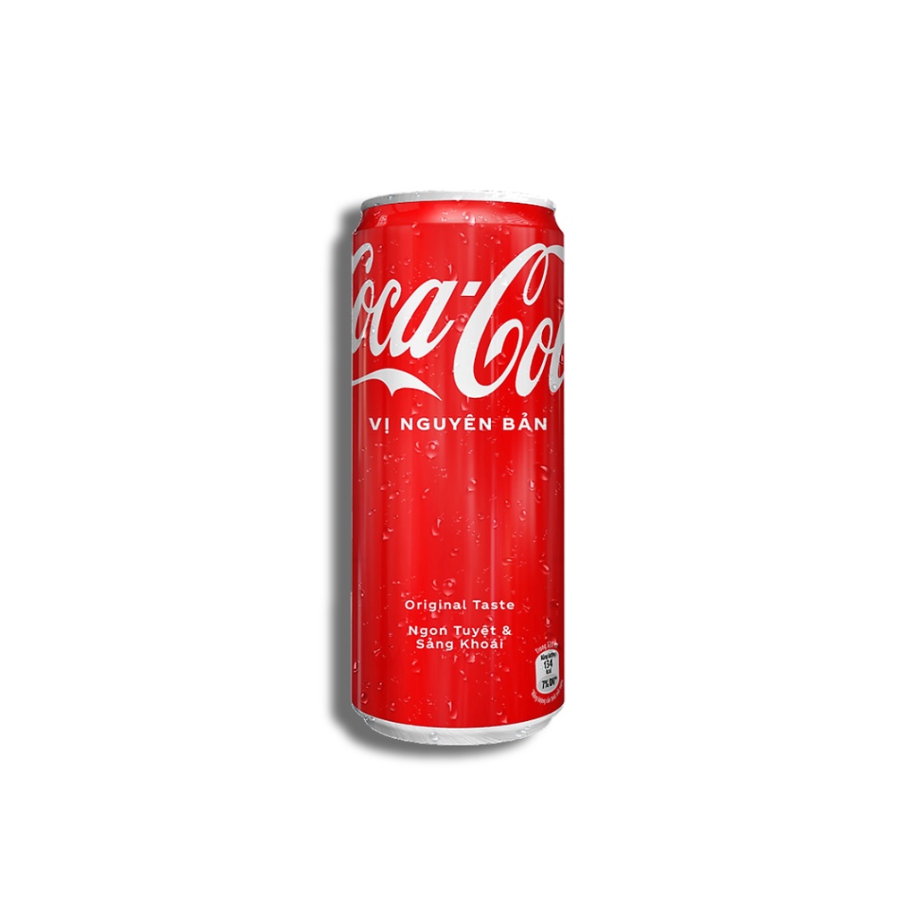 [Grocery Gift] Lốc 6 Lon Nước Giải Khát Coca-Cola vị Nguyên Bản Original Lon 320ml