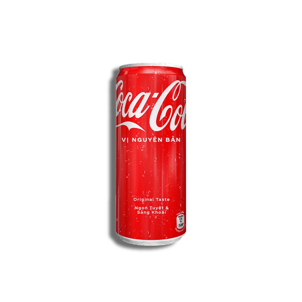 [Grocery Gift DATE 12/2023] Lốc 6 Lon Nước Giải Khát Coca-Cola vị Nguyên Bản Original Lon 320ml