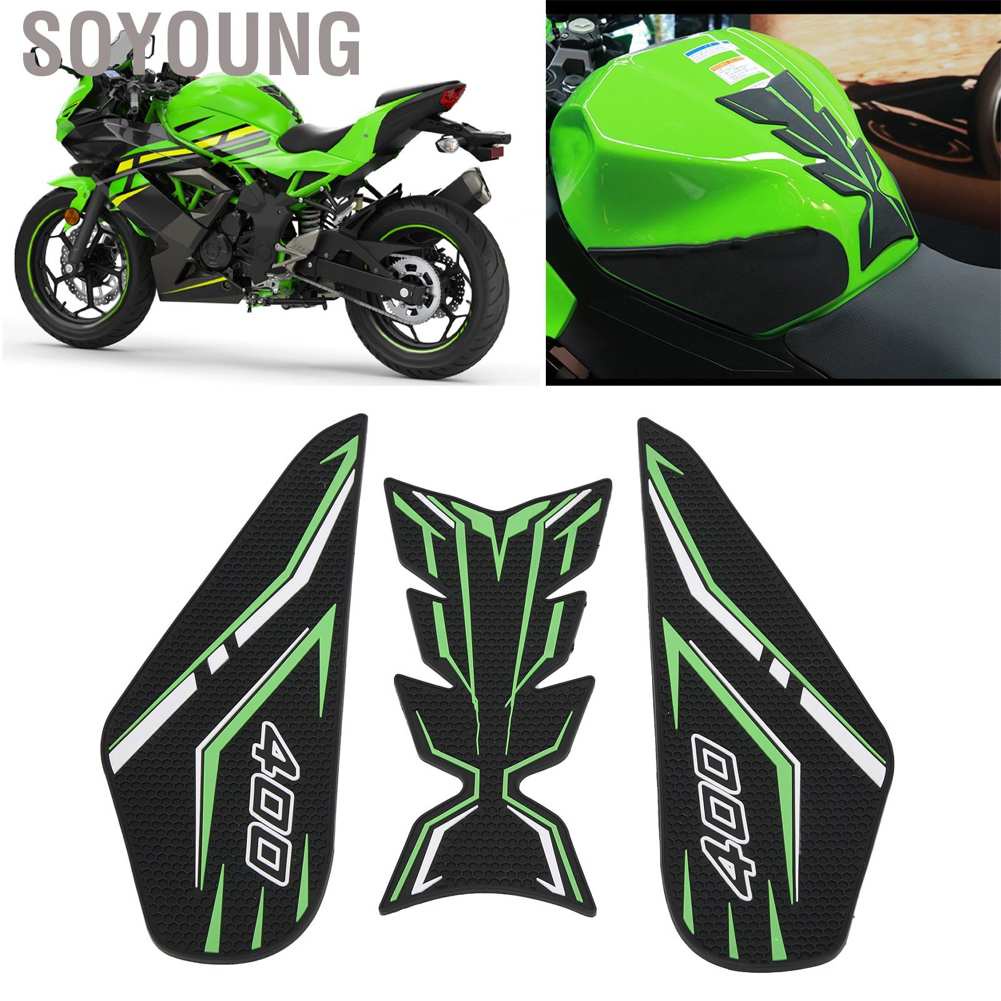 Miếng Dán Bảo Vệ Bình Nhiên Liệu Cho Xe Mô Tô Kawasaki Ninja 250 / Ninja 400 / Z400 2018 Fire 2019