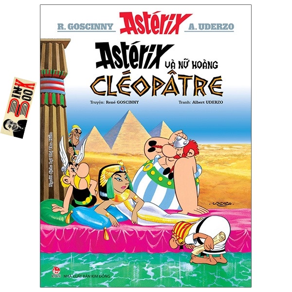 Sách Kim Đồng -  Những Cuộc Phiêu Lưu Của ASTÉRIX - Asterix Và Nữ Hoàng Cléopâtre -René Goscinny, Albert Uderzo-BìnhBook