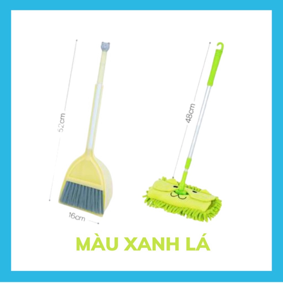 Đồ Chơi Trẻ Em, Bộ Chổi Lau Quét Nhà Mini, Dạy Trẻ Kỹ Năng Làm Việc Nhà, Đồ Chơi Cho Bé Từ 3 Đến 6 tuổi - TRITUEVIET