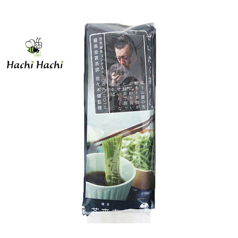Mì Soba Hatakenaka trà xanh cao cấp vùng Shizuoka Nhật Bản 200g - Hachi Hachi Japan Shop