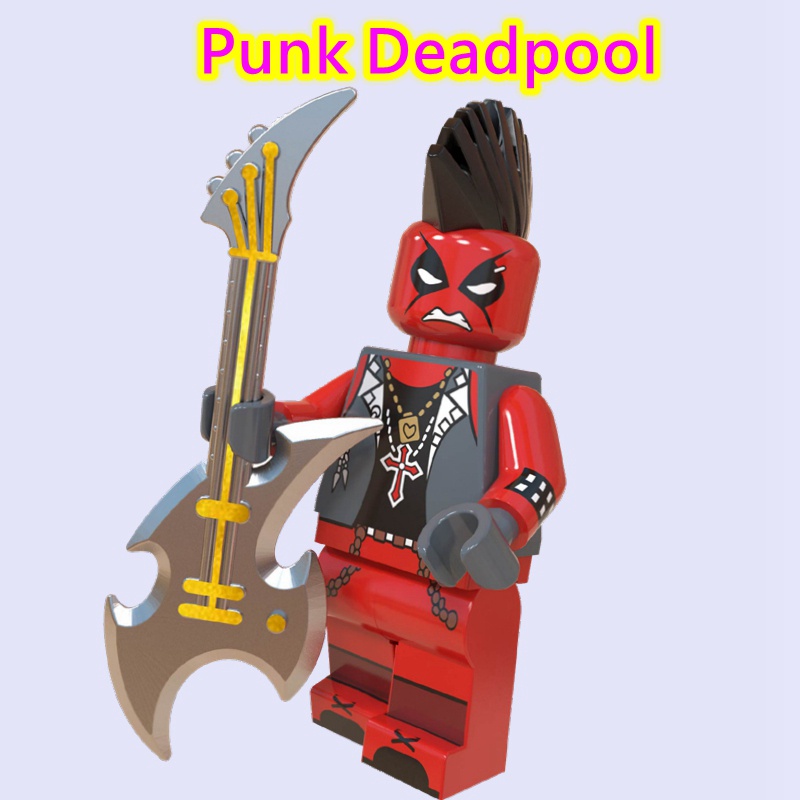 Đồ Chơi  Lắp Ráp Mô Hình Nhân Vật Deadpool Mini Dễ Thương Cho Bé