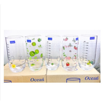 Ly Thủy Tinh Ocean Chia Vạch Top Drink 625 ml Nhập khẩu Thái Lan