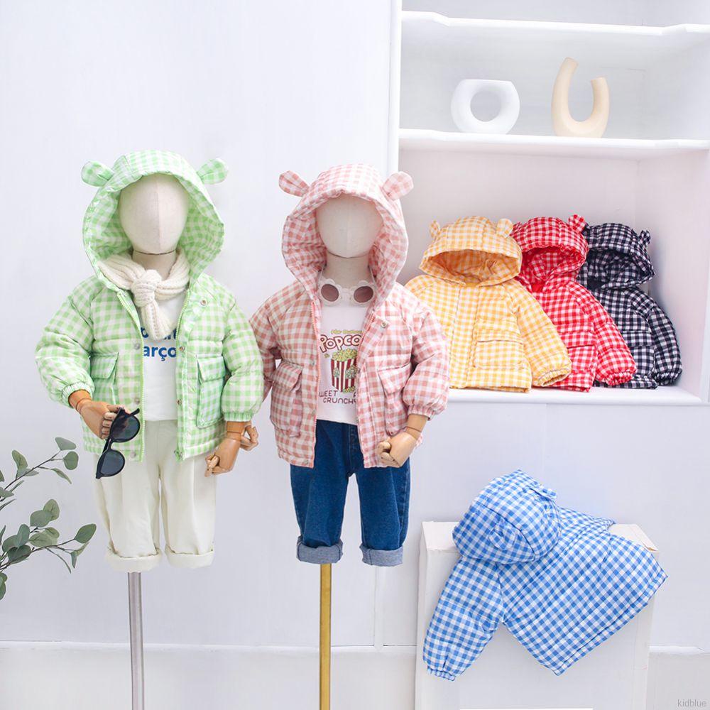 Áo khoác phao có nón trùm đầu giữ ấm thời trang cho bé
