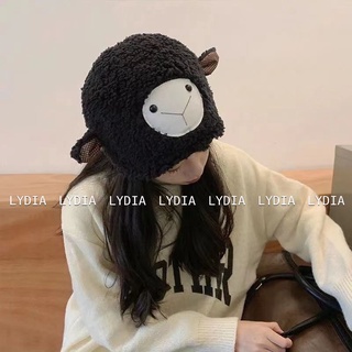 Mũ len lông cừu dày ấm áp