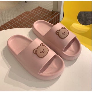 Dép Đế Bánh Mỳ Hình Gấu Cute Siêu Dễ Thương Êm Chân