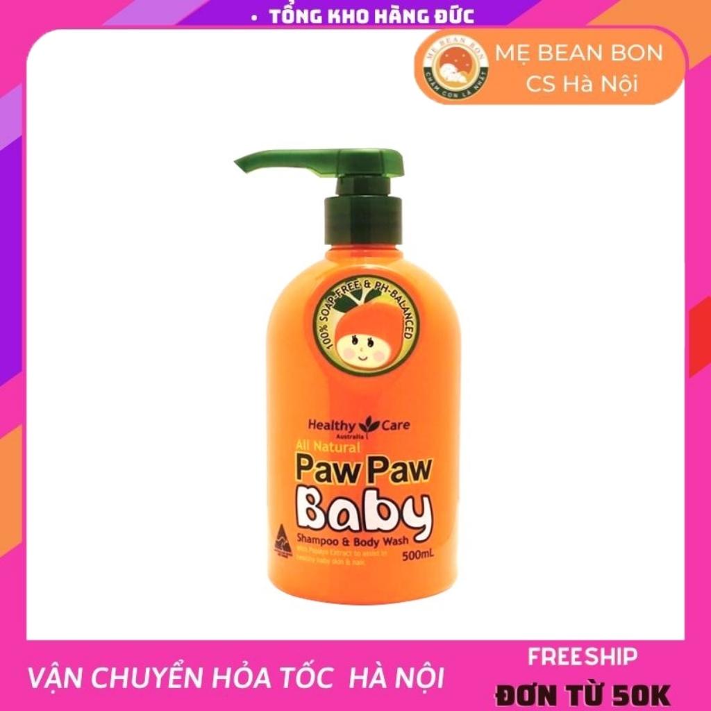 Sữa tắm gội cho bé đu đủ Paw Paw Baby Healthy Care 500ml của Úc