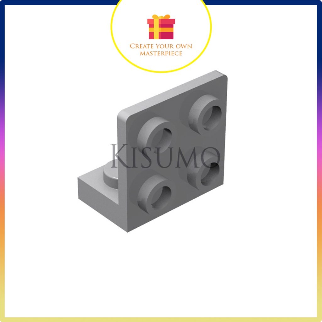 Đồ chơi giáo dục lắp ráp   logo moc combo 5 Gạch 1x2-2x2 mặt ngược chữ L như hình a5