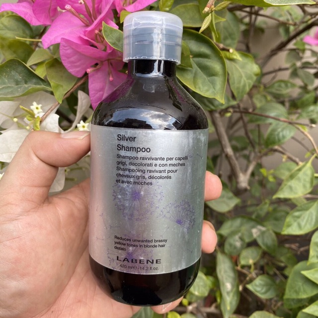 Dầu gội tím LABENE Silver Shampoo GIỮ MÀU KHỬ VÀNG 300ml