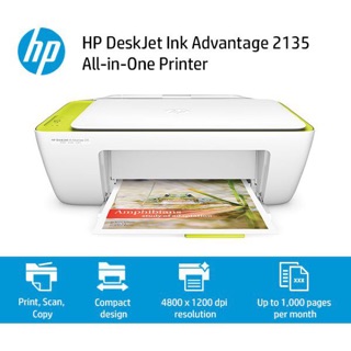 HP 2135 / 2332 / 2336 / 2720 (WiFi) All-in-One Printer Print/Scan/Copy. Ink 680 682 67. E400 E410 E460 E470 HP2135
