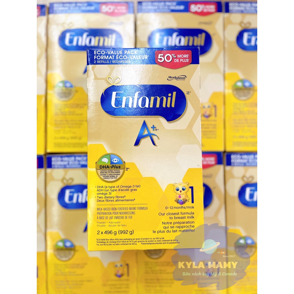 Sữa Enfamil Canada A+ số 1 hộp 992gram
