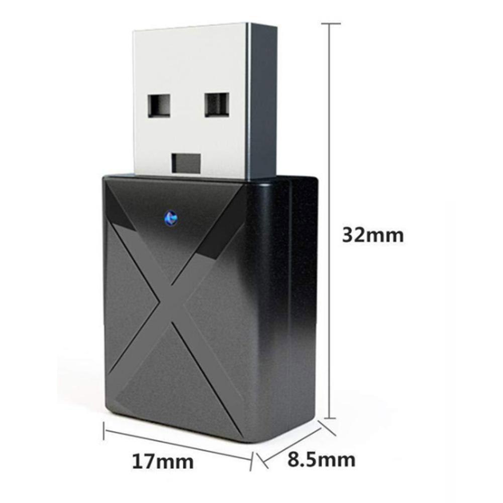 1Pc 5.0 Car Bluetooth Audio Receiver and Transmitter Usb Applicable Two-In-One Computer Tv C6J4