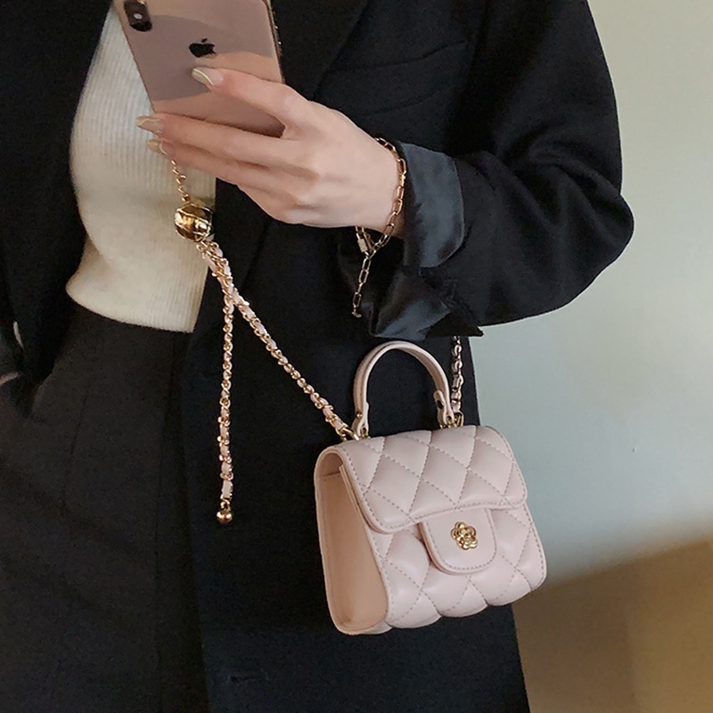 Túi đeo vai IELGY hình vuông kích thước nhỏ phong cách cổ điển thời trang dành cho nữ