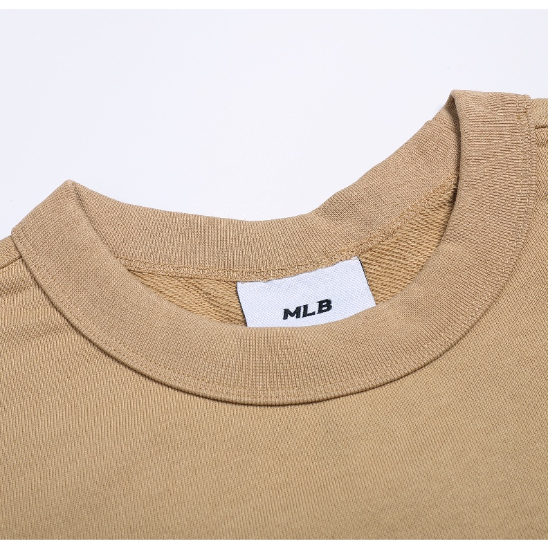 Hàng Spot! Áo Sweater Tay Dài Thêu Logo MLB Thời Trang Cho Nam Và Nữ