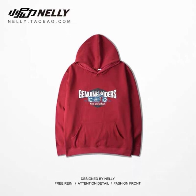 Hoddie Nelly lót bông có sẵn(%shopee)