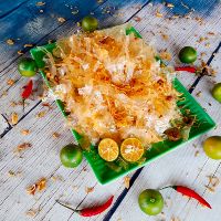 1kg Bánh tráng trộn sate tắc hành phi