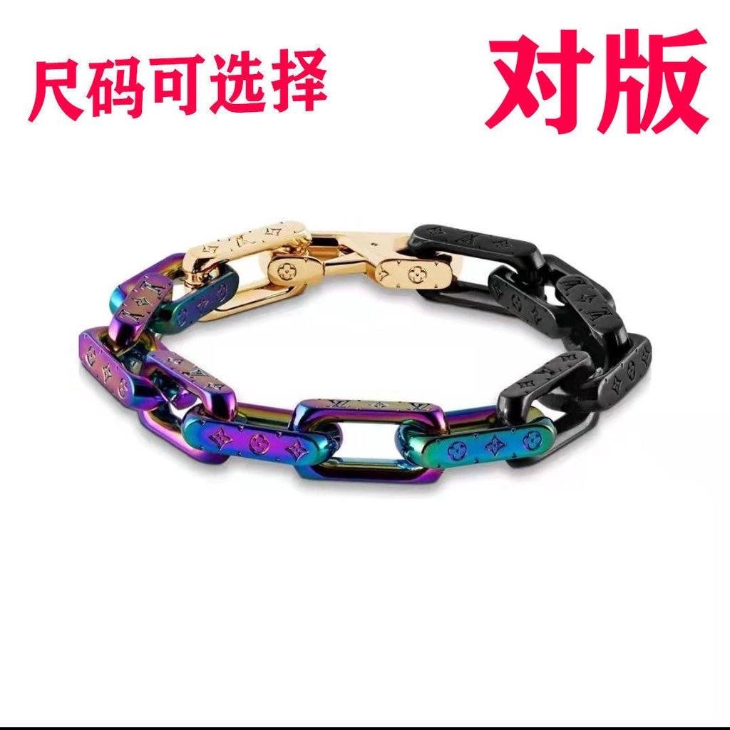 Hàng Có Sẵn Vòng Cổ Vòng Tay Chuỗi Xích Bằng Tre Màu Vàng Cam Phong Cách Cuban Hip Hop Cao Cấp Phiên Bản