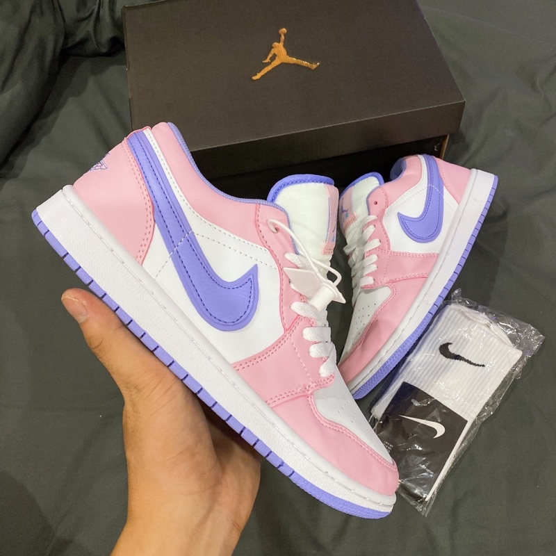 GIÀY JODAN LOW SE PUCH HỒNG TÍM 1:1 SC [ FREESHIP + BOX ]