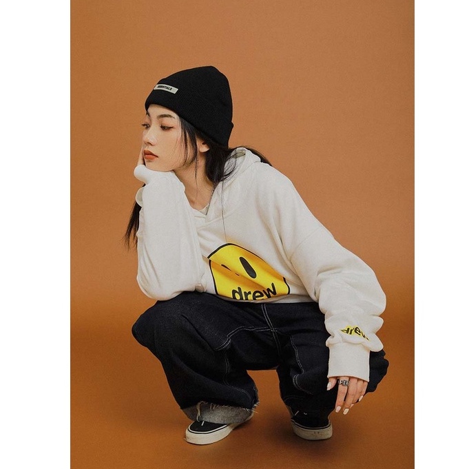 Áo Nữ, Áo Hoodies Mặt Cười DREW Chất Nỉ Ngoại Siêu Hot hit | BigBuy360 - bigbuy360.vn