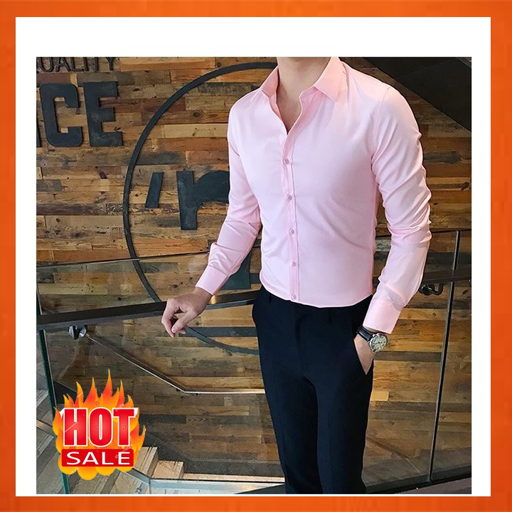 áo sơ mi nam hàn quốc-tặng kèm cà vạt cao cấp | BigBuy360 - bigbuy360.vn