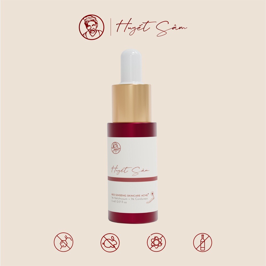 Huyết sâm [ Bà Lão ]  Serum mụn Huyết Sâm P.lus 5ml, Chính Hãng | BigBuy360 - bigbuy360.vn