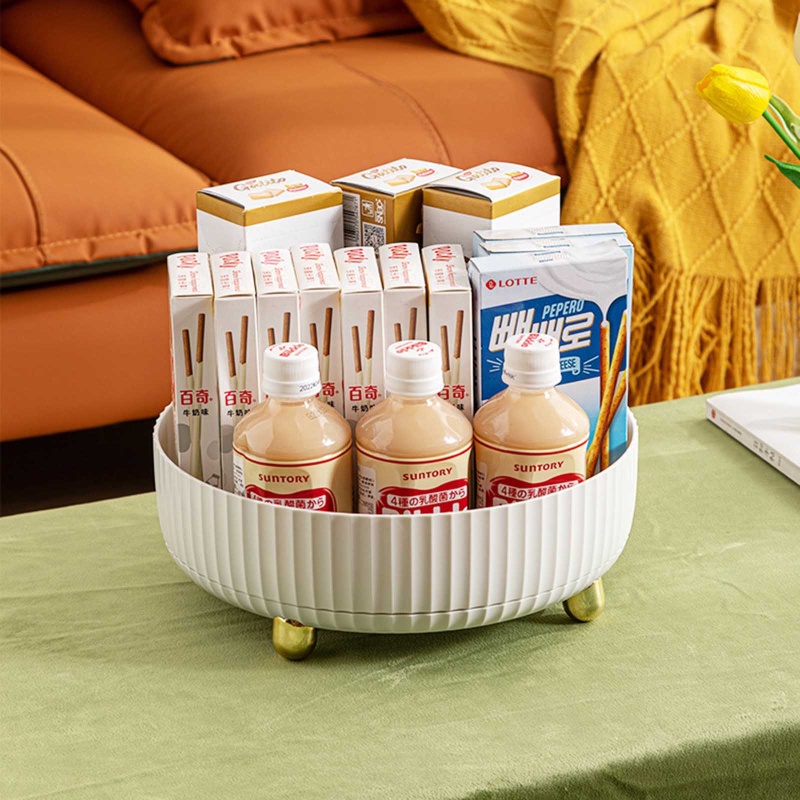 Khay Đựng Đồ Hình Tròn Sức Chứa Lớn Đa Năng Tiện Dụng Cho Gia Đình