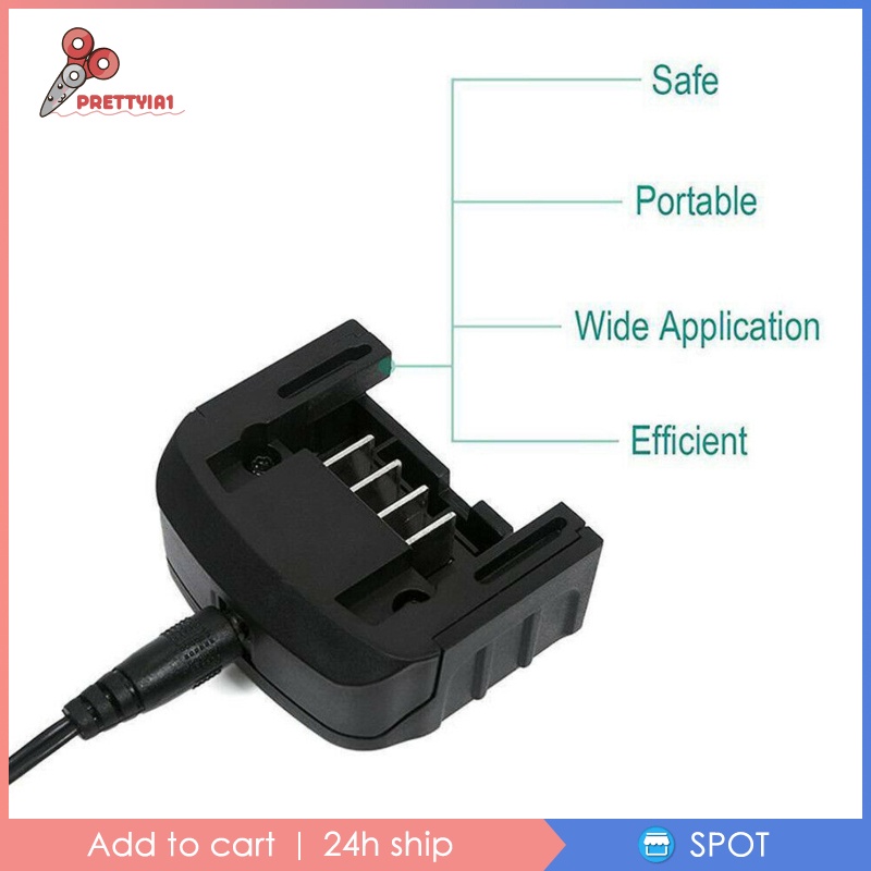 1 Bộ Sạc Pin Lithium Prettyia1 20V Max Cho Black &amp; Decker LBXR20-OPE LB20 LBXR20BT