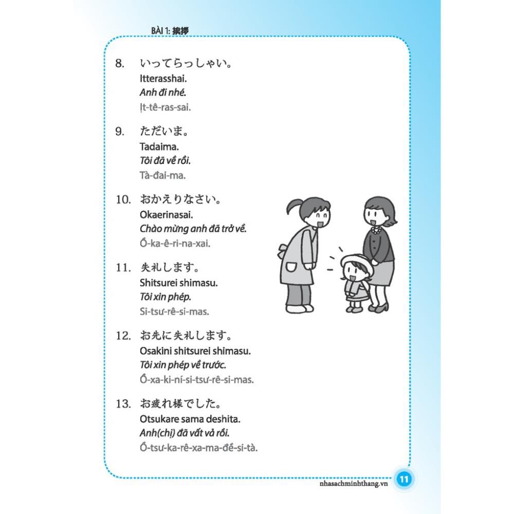 Sách - 10 phút tự học tiếng Nhật mỗi ngày (tái bản kèm tải file CD)