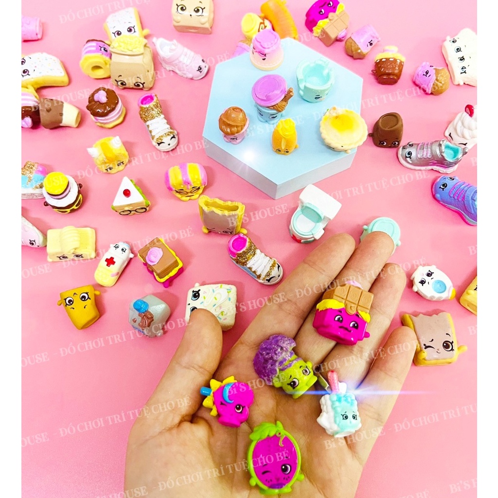 Đồ chơi Shopkins đáng yêu, mô phỏng đồ ăn vật dụng gia đình