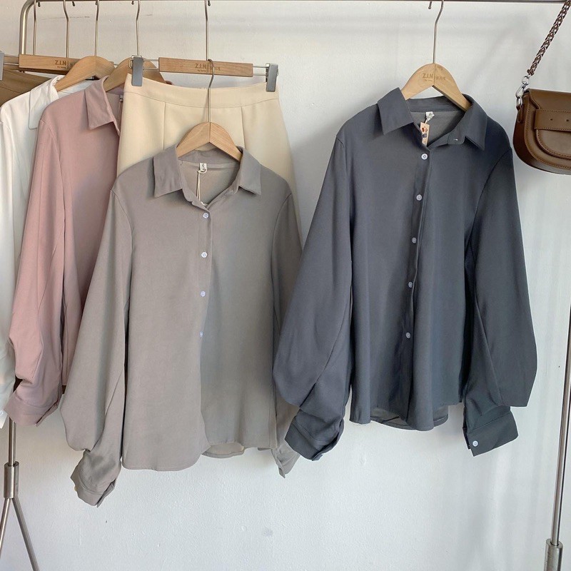 Áo sơ mi tay bồng