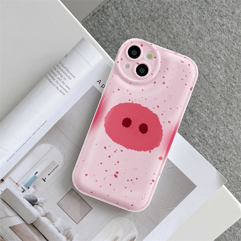 Ốp lưng iphone đệm khí mặt cười và mũi heo 6/6plus/6splus/7/7plus/8/8plus/xs/11/12/13/pro/max/plus/promax-Awifi R5-2