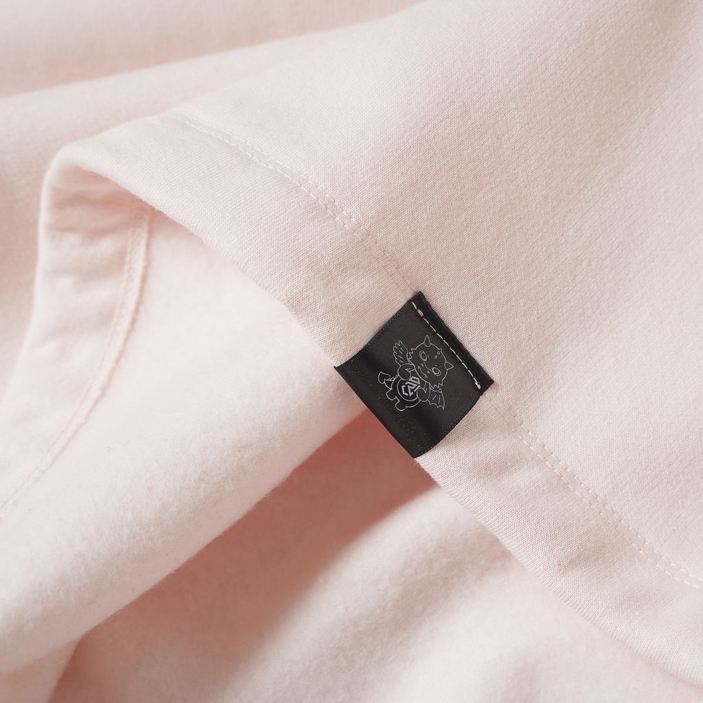 Áo tay dài Local Brand - Sweater Phản Quảng Dragonbyboi hồng nỉ cao cấp