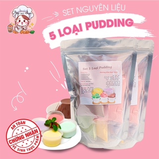Pudding Bột 5 Loại Trứng, Dâu, Matcha, Khoai Môn, Socola Ngon Chuẩn Vị - NGUYÊN LIỆU BẾP MI NHON