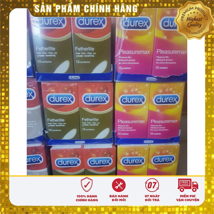 [CHÍNH HÃNG] Durex king text COMBO X2